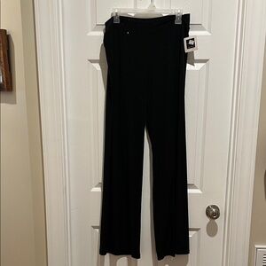 CLARA SUNWOO Black Wide Leg Pants